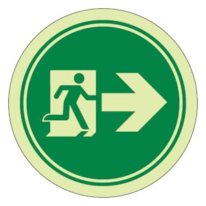 GITD Path Marker - Exit Arrow Right