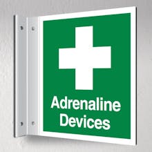 Adrenaline Devices - Corridor Sign - Square