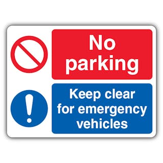 No Parking Emergency Vehicles - Prohibition/Mandatory - Landscape