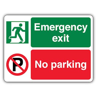 Emergency Exit No Parking - Fire Escape/No Parking - Landscape