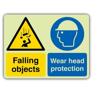 Photoluminescent Falling Objects - Wear Head Protection