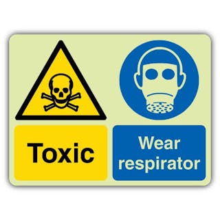 Photoluminescent Toxic - Wear Respirator