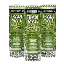 Dirteeze Trademate Bamboo Dry Wipes