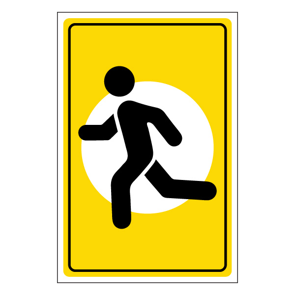 Runner Left Correx Event Signage UK | Branded Event Signs