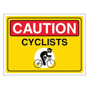 Caution Cyclists - Landscape
