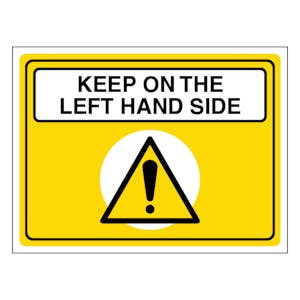 Keep On The Left Hand Side - Landscape
