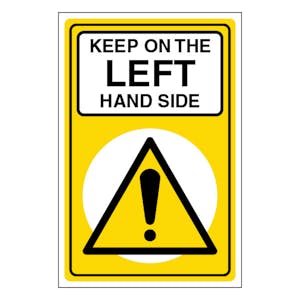 Keep On The Left Hand Side - Portrait