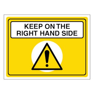Keep On The Right Hand Side - Landscape