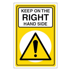 Keep On The Right Hand Side - Portrait