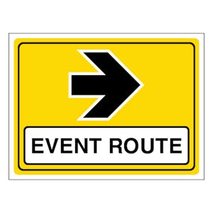 Event Route Arrow Right - Landscape