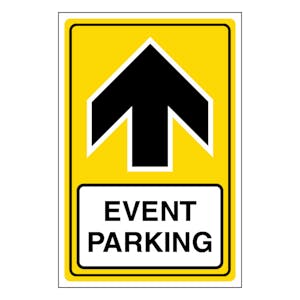 Event Parking Arrow Up - Portrait