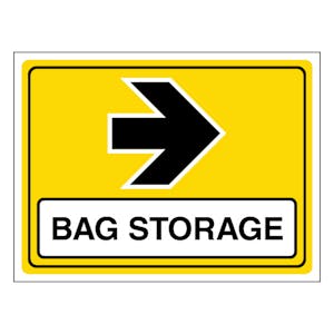Bag Storage Arrow Right - Landscape