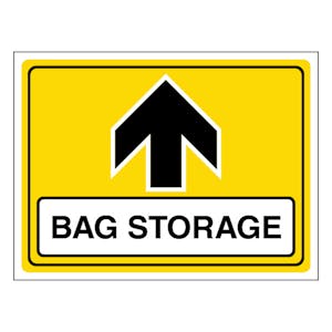 Bag Storage Arrow Up - Landscape