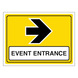 Event Entrance Arrow Right - Landscape