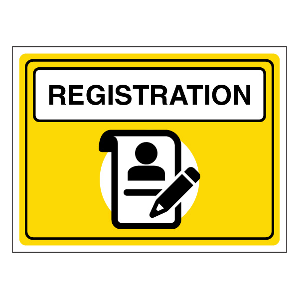 Registor Sign Registration Correx Event Signage UK | Branded Event Signs