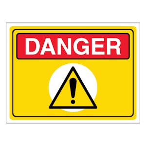 Event Sign - Danger - Landscape