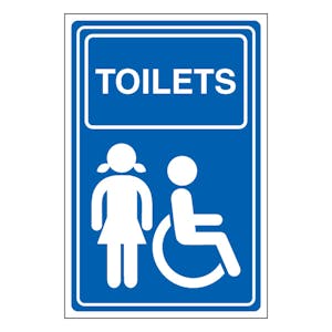 Ladies Disabled Toilets - Portrait
