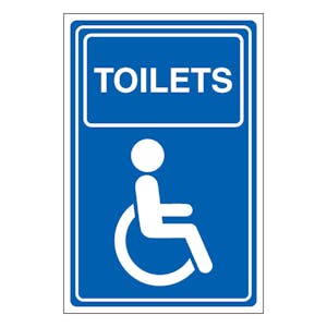Disabled Toilets - Portrait