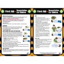 First Aid Pocket Guide - For Child Resuscitation