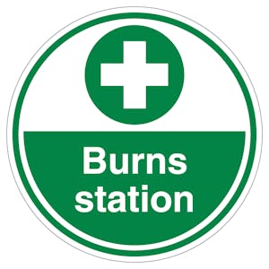 Burns Station - Anti-Slip Floor Sign