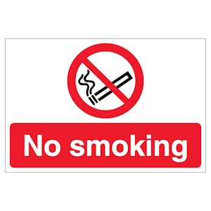 No Smoking - Anti-Slip Floor Sign