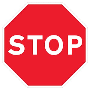 Stop - Anti-Slip Floor Sign