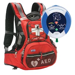 Heartsine 350P Semi-Automatic Defibrillator (optional AED Rescue Backpack)