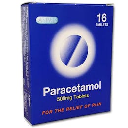 Paracetamol Tablets 500mg (Pack of 16)