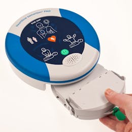 Heartsine 500P Semi-Automatic Defibrillator With CPR Advisor (optional AED Rescue Backpack)