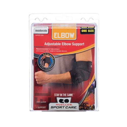 Mueller Adjustable Elbow Support One Size, Elbow Supports and Elbow Braces