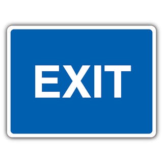 Exit - Blue