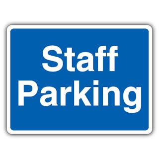 Staff Parking - Blue - Landscape