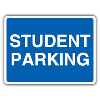 Student Parking - Blue