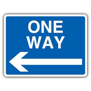 One Way - Arrow Left