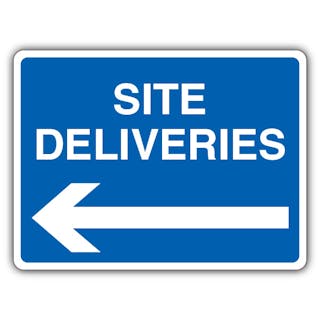 Site Deliveries - Arrow Left