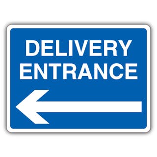 Delivery Entrance - Arrow Left