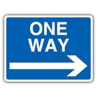 One Way - Arrow Right