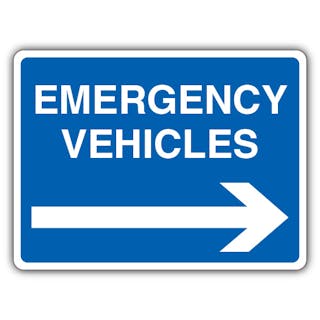 Emergency Vehicles - Arrow Right