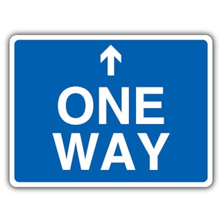 One Way - Arrow Up