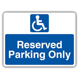 Reserved Parking Only - Landscape