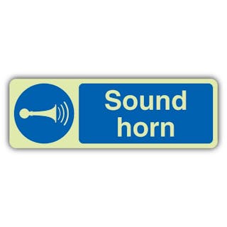 Photoluminescent Sound Horn - Landscape