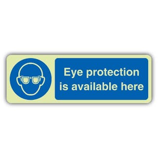 Photoluminescent Eye Protection Is Available Here - Landscape