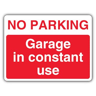 No Parking Garage In Constant Use