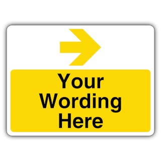 Custom - Green Yellow - Arrow Right - Landscape