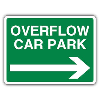 Overflow Car Park - Arrow Right - Landscape