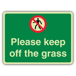 GloReflect Please Keep Off The Grass