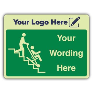 Evacuation Chair - Landscape - Your Logo Here