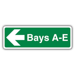 Bays A-E - Arrow Left