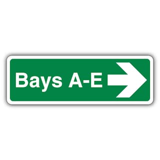 Bays A-E - Arrow Right
