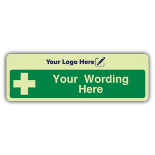 First Aid - Narrow Landscape - Your Logo Here